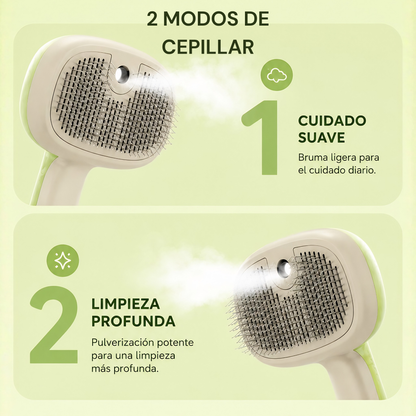 Cepillo de vapor 5 en 1 para perro y gato.